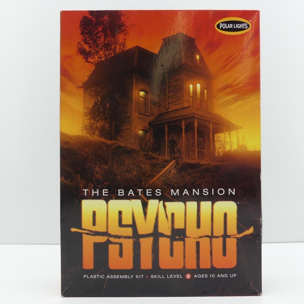 Polar Lights Psycho The Bates Mansion 1/87 Snap Kit Model Open Box Sealed Parts